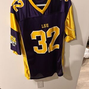 Pro Edge Purple and Yellow Men's LSU Jersey